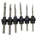 22pcs Countersink Drill Bit Set Depth Stop Collars Woodworking Wrench Useful New