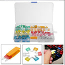 120pcs Blade Fuse Assortment Set with Box Auto Car Motorcycle SUV 2A - 30A Kit