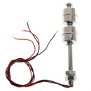 10W 220V 120mm Float Switch Auto Tank liquid Water Level Sensor Stainless Steel
