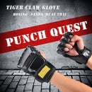 Grappling Half Finger MMA Gloves PU Training Punching Bag Boxing Sparring Gloves