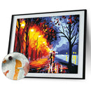 Street Walk Paintings By Numbers Kit Wall Art Paints On Canvas Home Decor
