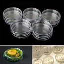 5x Clear Plastic Petri Dish Disposable Bacterial Culture Dish Plate 60X15mm QIJ