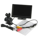5 Inch TFT LCD Car Rear View Monitor + 2 Stand for Reverse Backup Camera VC