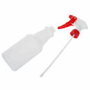 500ml red white plastic plastic vehicle cleaning water spray bottle M4X2
