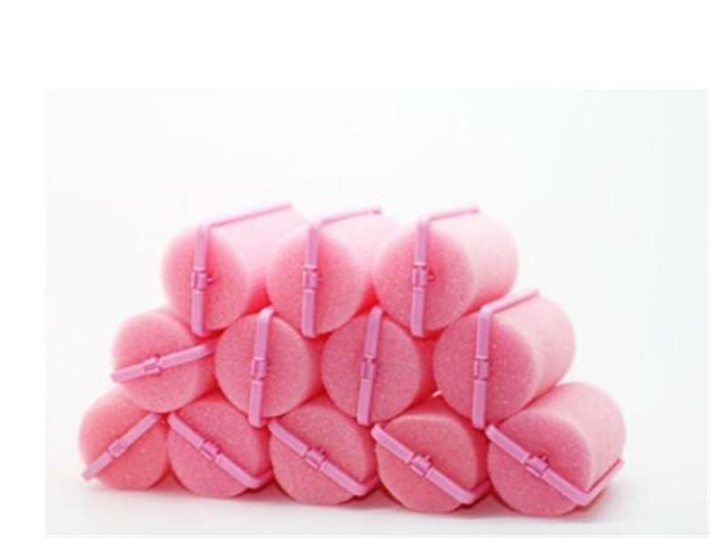 12Pcs/bag Magic Sponge Foam Cushion Hair Styling Rollers Curlers Twist Tool  MO