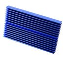 1pcs 100x60x10mm Aluminum Heat Sink LED Transistor Heatsink Cooler Blue