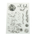 Romantic Rabbit and Baby Silicone Stamps Scrapbooking Card  Photo Album Decor3C