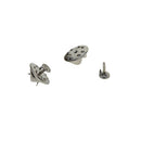 100x Butterfly Clutch Tie Tacks Pin Back Replacement Blank Pins Craft Making