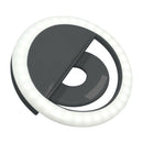 LED Selfie Ring Light Macro Flash Light for Mobile Phone Camera (Black)
