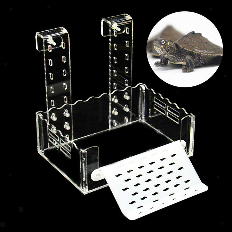 Turtle Basking Terrace Island Platform Dock Decor for Tortoise Frog Reptile