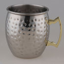 2Pcs Stainless Steel Hammered Moscow Mule Mug Drink Cup Camping Office 500ml