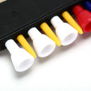 1pc plastic golf tee holder carrier ball tees with 3 ball markers accessories lj
