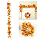 Artificial Maple Leaf Garland Thanksgiving Home Wedding Fireplace Party Decor