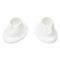 2Pcs Pro White Rubber Bottle Holder For Nail Art Varnish Polish Seat Tool K3E1