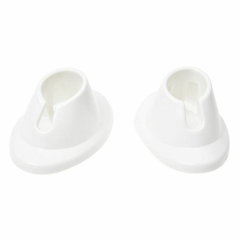 2Pcs Pro White Rubber Bottle Holder For Nail Art Varnish Polish Seat Tool K3E1