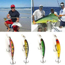 Lot 4pcs Plastic Minnow Fishing Lure Sinking Rattle Fishing Baits 3.9g/7cm/ V4L6