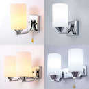 Modern Glass Led Light Wall Sconce Lamp Lighting Fixture Indoor Bedroom Dec