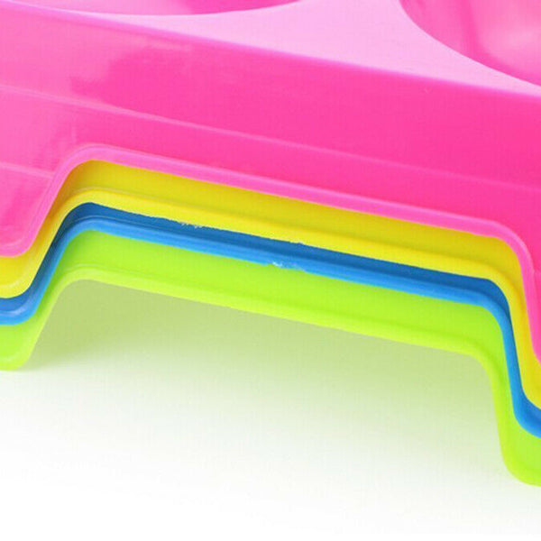 Pet Bowls for Cats Double Bowl Durable Pet Bowl for Kittens Non-Toxic Cat B