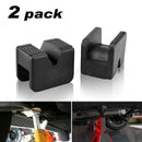 4Pcs Floor Jack Mat Adapter for Jack Stand Rubber Slotted Frame Welds Protector