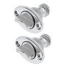 2pcs Marine Boat Yacht Stainless Steel Garboard Drain