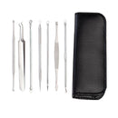 7x Facial Care Blemish Blackhead Remover Clip Acne Needles Pimple Extractor