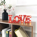 LED Heart Shape Night Lamps Wedding Decoration Love Letter Night Light DIY DBX
