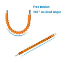 21PCS Drill Bit Extension Kit Flexible Soft Shaft Extension Screwdriver Bit Tool