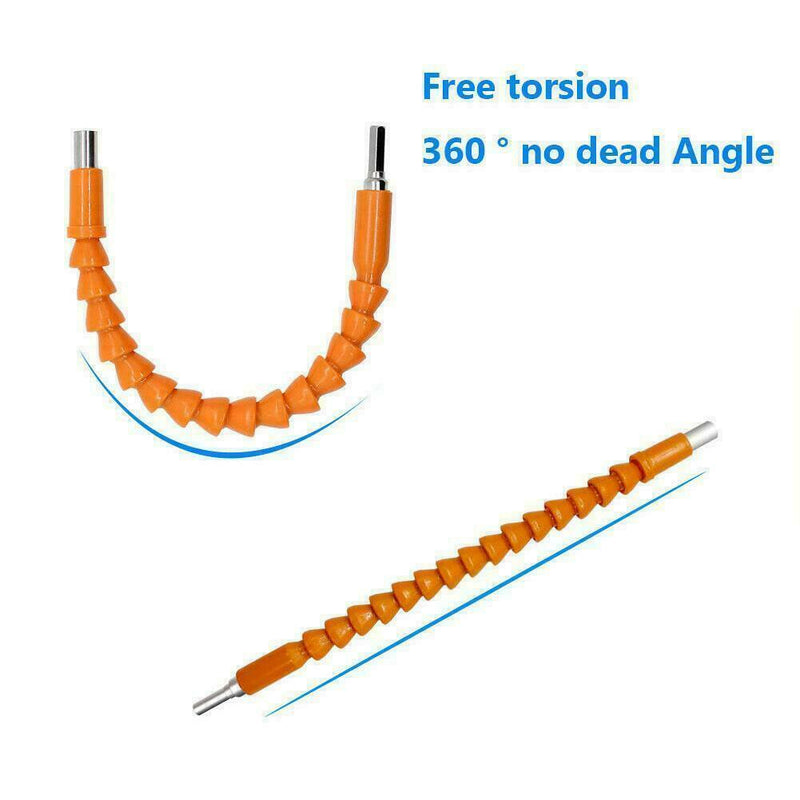 21PCS Drill Bit Extension Kit Flexible Soft Shaft Extension Screwdriver Bit Tool