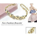 Charm Women Girl Lady Crystal Rhinestone Cuff Bracelet Bangle Wedding Jewellery
