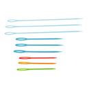 9pcs Plastic Needle Knitting Tools Hand Sewing Needles DIY Sweater Stitches