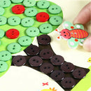 1Pc DIY Button Drawing Painting Interactive Material Kids Educational Toys M&E