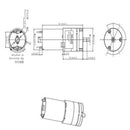 DC 12V Small Mini 370 Motor Micro Air Pump Oxygen Pump Aquarium Fish TankB Hn