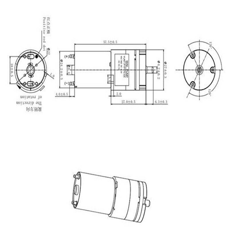 DC 12V Small Mini 370 Motor Micro Air Pump Oxygen Pump Aquarium Fish TankB Hn