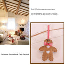 Christmas Tree Decor Felt Elk Gingerbread Man Pendant Hanging Ornament (D)