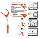 Outdoor Handheld Target Launch Accessories Plastic Adjustable Throw Angle A5G1