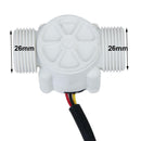 3/4" External Threads Water Flow Hall Sensor Switch Flowmeter 1-60L/min
