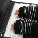 Electric Usb Heated Gloves Winter Warmer Knitting Thermal Glove Xmas Gift H5O4