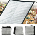 Reflective Aluminum Foil Shade Net Sunshade Cover Greenhouse Protect 1x1m