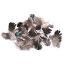 20pcs Caragana Feathers Green Natural Feathers 4-7cm Decor Making Feathers ME