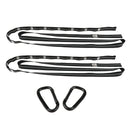 2x Adjustable Tree Hanging Hammock Straps Swing Webbing Rope Camping Travel