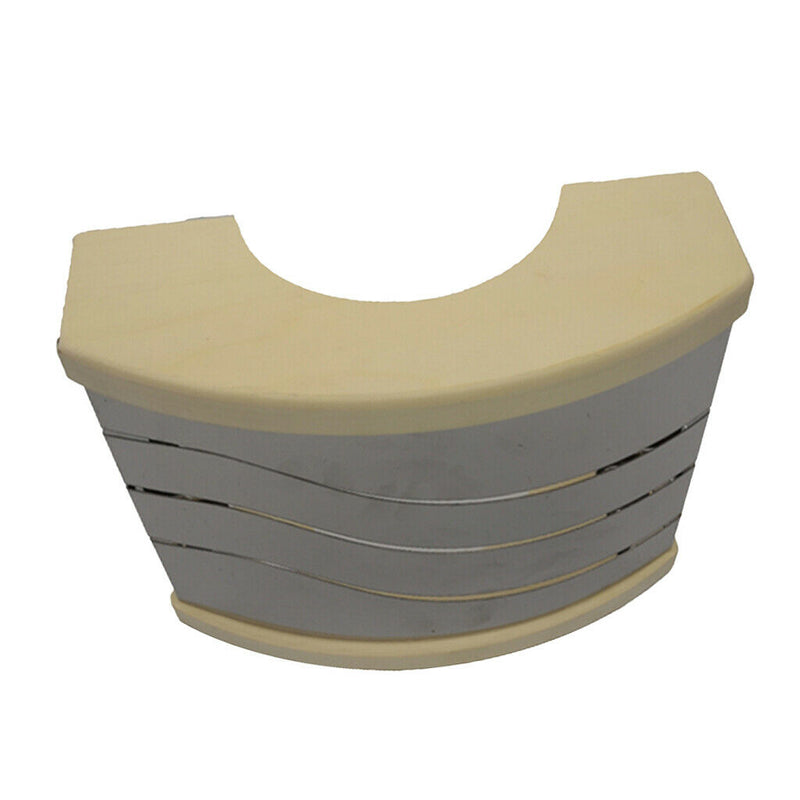 9.4x7.5'' Stainless Corner Sauna Light Shade Semi-Circular Lamp Shade Cover
