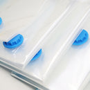 9Pcs/Set Vacuum Storage Bag Transparent Border Foldable Extra Large Compres