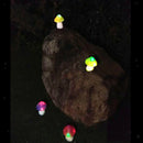 2x Solar Powered Mushroom LED Light Pathway Lamp Outdoor Garden Lights B+C
