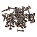 50x Pickguard Mounting Screws for ST SQ Replacement Parts Bronze 3x12mm