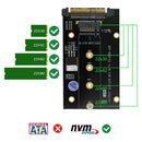 M.2 Key M NVM-express SATA SSD to SFF-8639 U.2 M.2 Key M Adapter w/Heat Sink