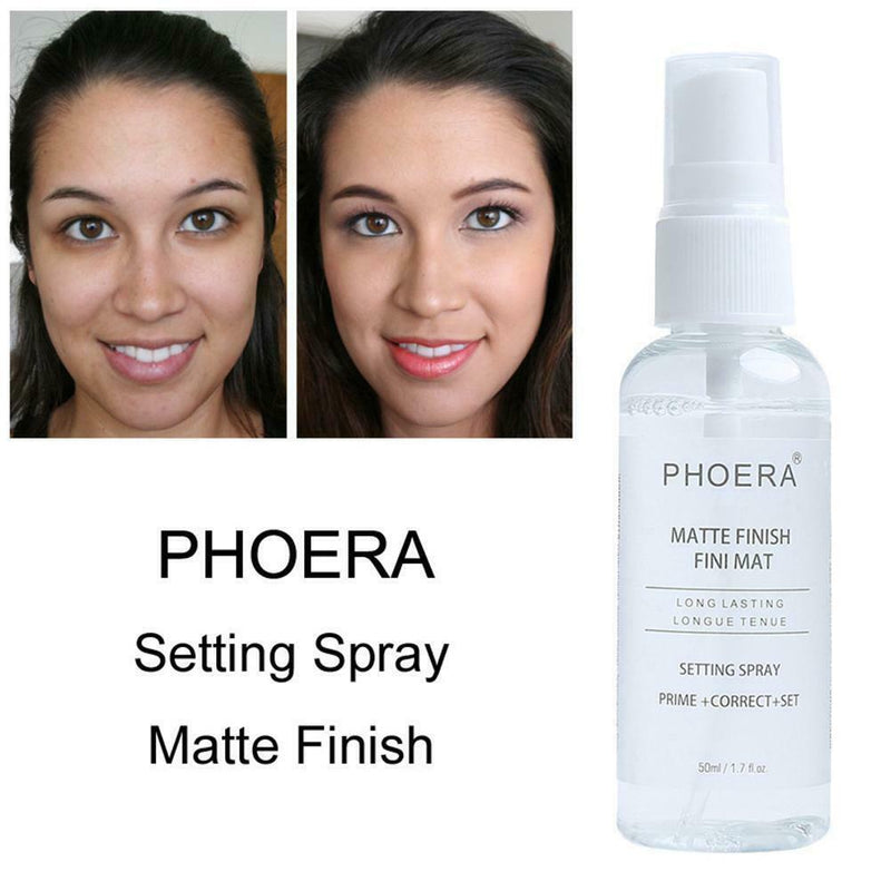 Authentic PHOERA Mat Long Lasting Make Up Setting Spray Matte Finish 50ml Favor