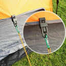 6Pcs / set Selling Tents Canopy Wind Rope Canopies Clamp Outdoor Camping Pl Y5P2