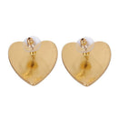 5X(Lovely Style Heart Shaped Stud Earrings For Women Fashion Jewelry Bohem S1G8)