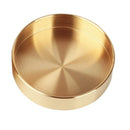 Nordic Copper Round Storage Tray Desk Metal Storage Organizer Jewelry Organ B6M8