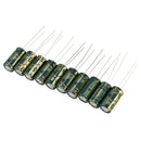 10 Pcs 1000uF 16V Polarized Leaded Aluminum Electrolytic Capacitors